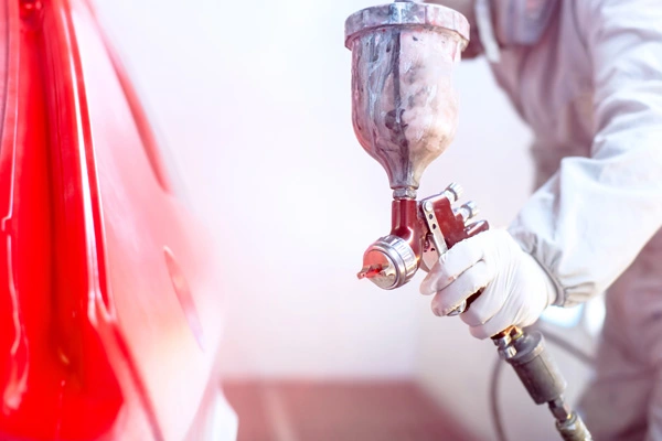 Industrial paint booth service